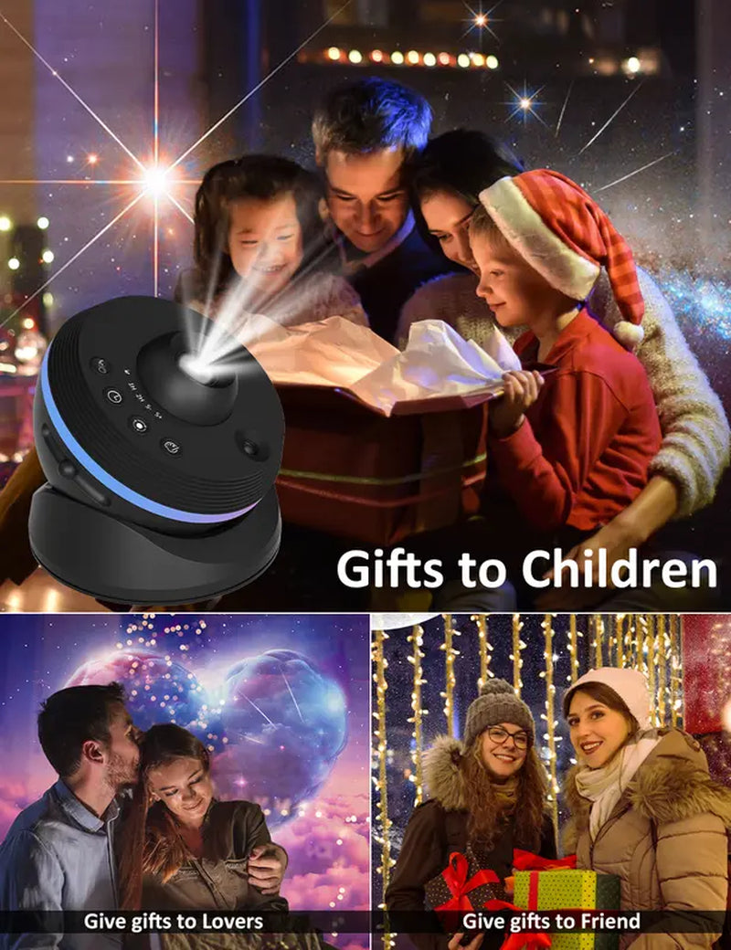 Planetarium Galaxy Projector, 13 in 1 Star Light Projector Starry Sleep Night Light with Dynamic Meteors,360° Rotation Nebula,4K Hd&Large Scale Projection for Bedroom Decor,Kids