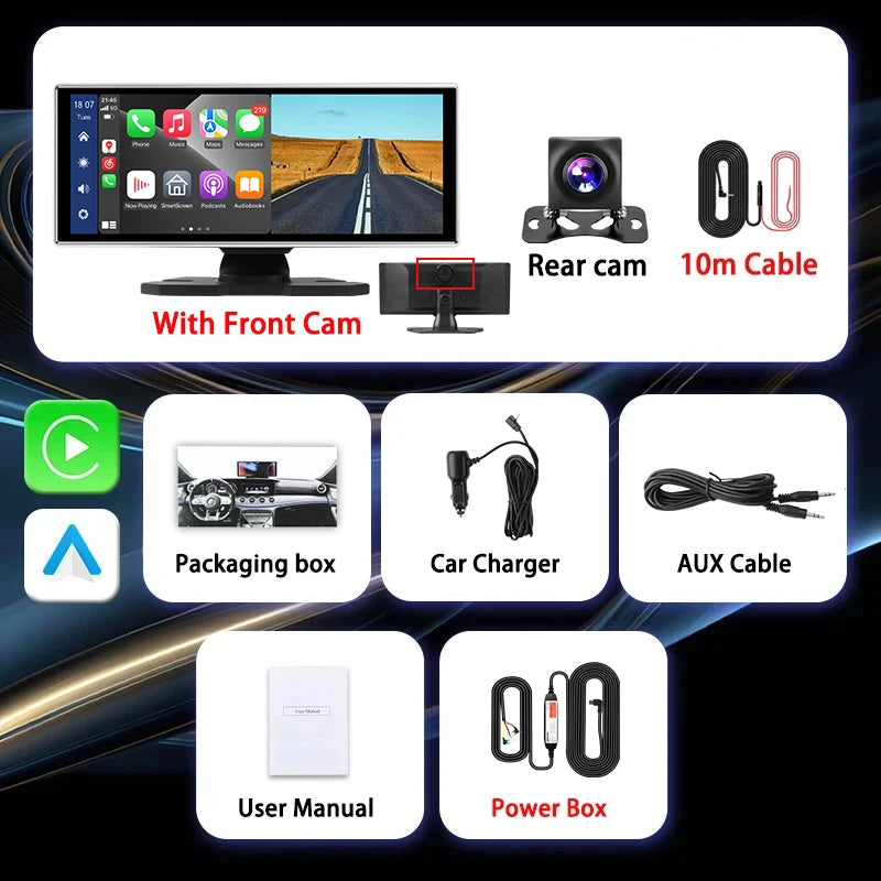 Navbuddy Dual Lens Dash Cam