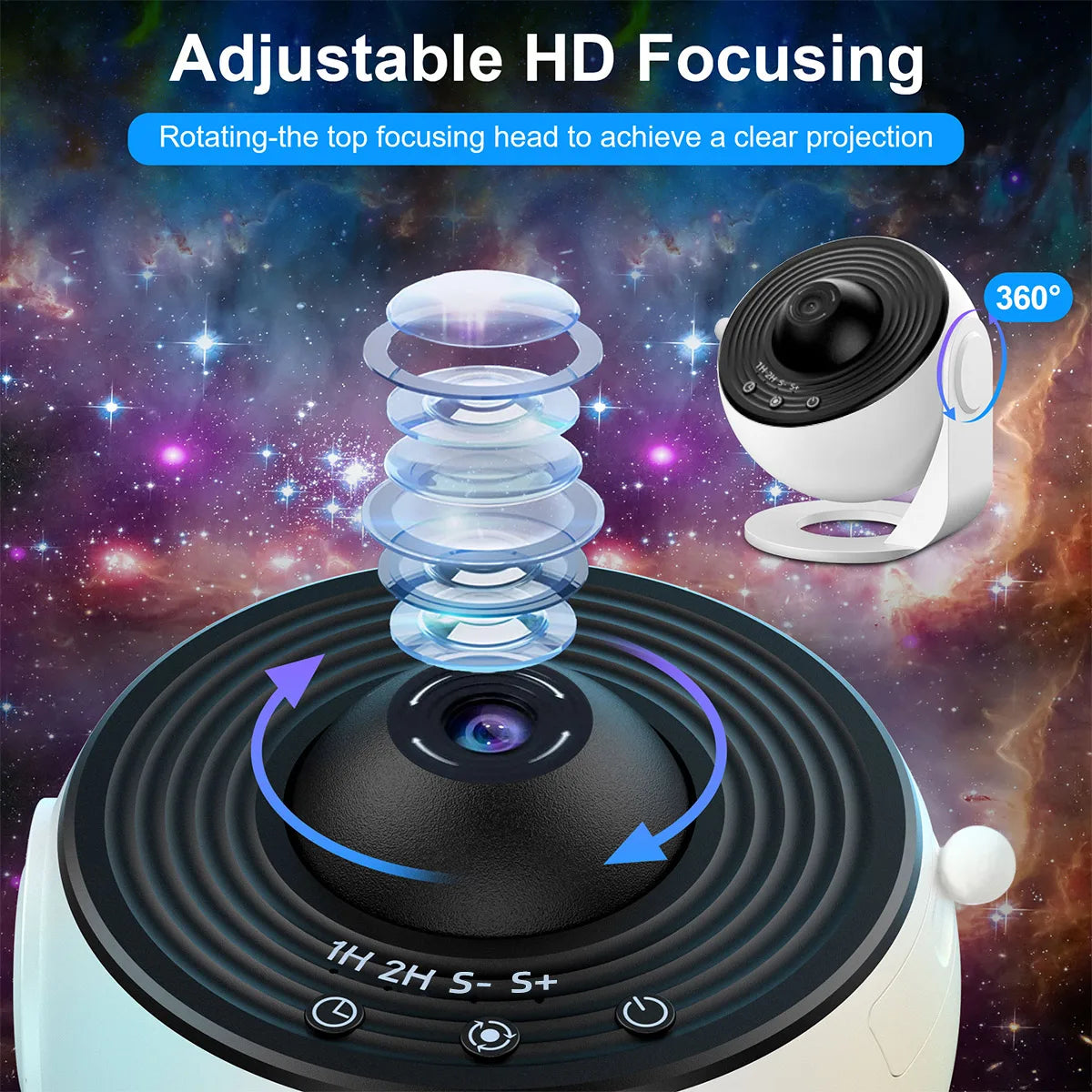 Starry Night Galaxy Projector