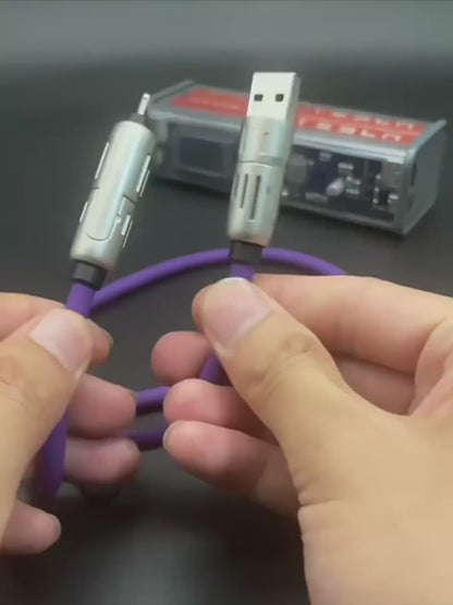Fast Charge 4-in-1 USB-C Silicone Cable